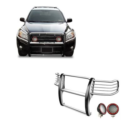 Black Horse Off Road Grille Guard Kit Modular Stainless Steel Fits 2006-2018 Toyota RAV4