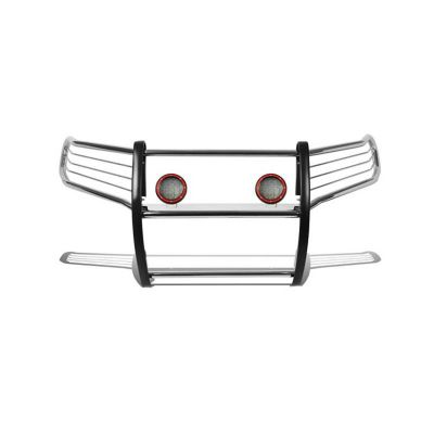 Black Horse Off Road Grille Guard Kit Modular Stainless Steel fits 10-24 Toyota 4Runner, 17TU31MSS-PLFR