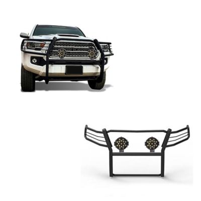 Black Horse Off Road Grille Guard Kit Modular Black fits 16-23 Toyota Tacoma, 17A096402MA-PLB