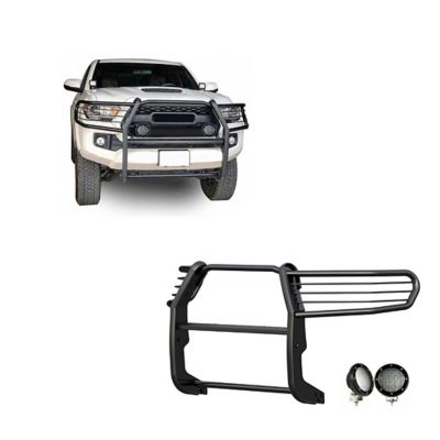 Black Horse Off Road Grille Guard Kit Modular Black Fits 16-23 Toyota Tacoma