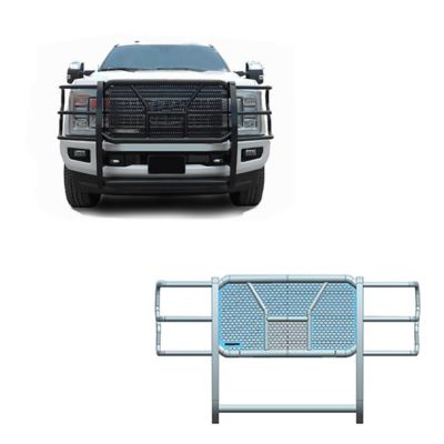 Black Horse Off Road Rugged Heavy Duty Grille Guard Modular Black Fits 2017-2022 Ford F-550/ F-450/ F-350/F-250 Super Duty