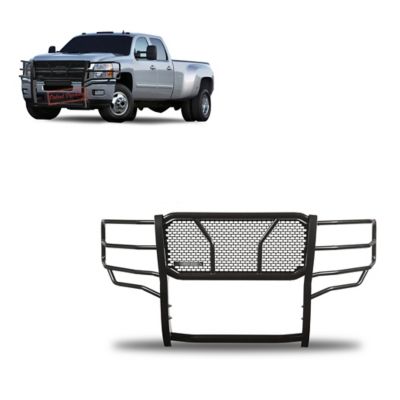 Black Horse Off Road Rugged Heavy Duty Grille Guard Modular Black fit 11-14 Chevy Silverado 2500 HD/3500 HD