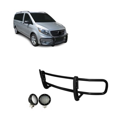 Black Horse Off Road Spartan Grille Guard Kit Modular Black Fits 2016-2023 Mercedes-Benz Metris ( Cargo Van ).