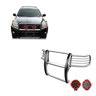Black Horse Off Road Grille Guard Kit Modular Stainless Steel Fits 06-018 Toyota RAV4