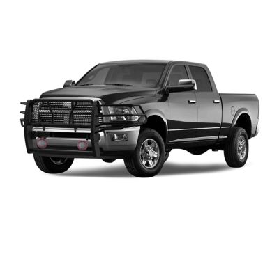 Image showing  Rugged Heavy Duty Grille Guard Kit Modular Black Fits 10-18 Dodge Ram 2500/Ram 3500