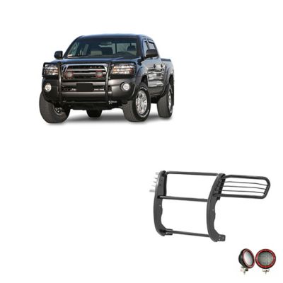 Black Horse Off Road Grille Guard Kit Modular Black Fits 2005-2015 Toyota Tacoma