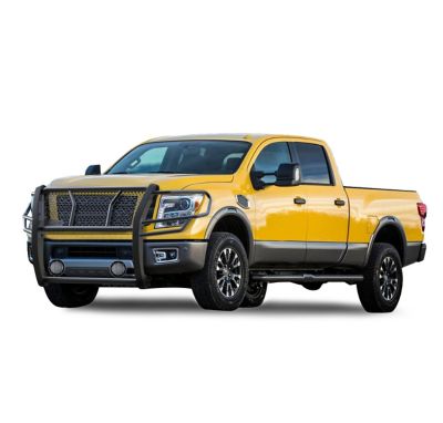 Image showing  Rugged Heavy Duty Grille Guard Kit Modular Black Fits 17-24 Nissan Titan XD ( Incl. Diesel and Gas Engine)