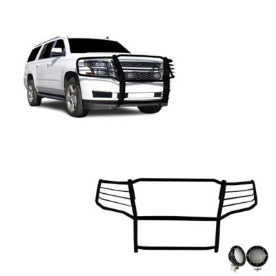 Black Horse Off Road Grille Guard Kit Modular Black Fits 2015-2023 Chevrolet Suburban2015-2023 Chevrolet Tahoe