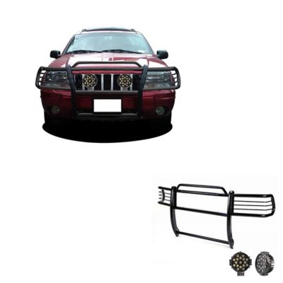Black Horse Off Road Grille Guard Kit Modular Black Fits 1999-2004 Jeep Grand Cherokee, 17EB26MA-PLB