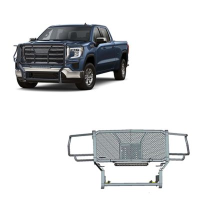 Black Horse Off Road Rugged Grille Guard Kit Modular Black fits 20-23 GMC Sierra 2500 HD, 20-23 Sierra 3500 HD, RU-GMSI20-B-K2