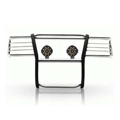 Black Horse Off Road Grille Guard Kit Modular Stainless Steel, Fits Silverado 1500 99-02 Suburban 1500/Tahoe/Yukon/Yukon