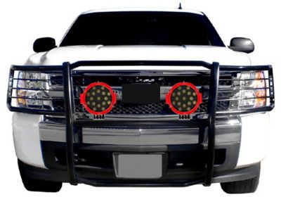 Black Horse Off Road Grille Guard Kit Modular Black Fits 07-13 Chevrolet Silverado 1500