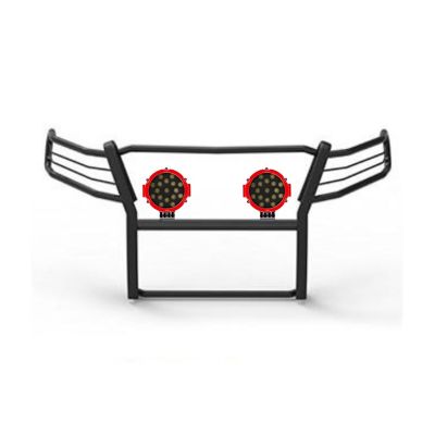 Image showing  Grille Guard Kit Modular Black Fits 07-13 Chevrolet Silverado 1500