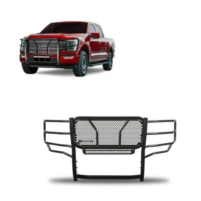 Black Horse Off Road Rugged Heavy Duty Grille Guard Kit Modular Black fits 2021-2025 Ford F-150, RU-FOF116-B-K1