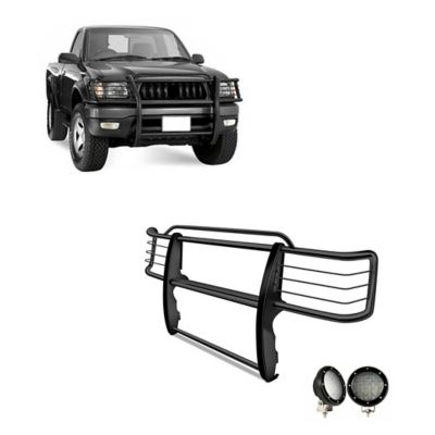 Black Horse Off Road Grille Guard Kit Modular Black Fits 2001-2004 Toyota Tacoma