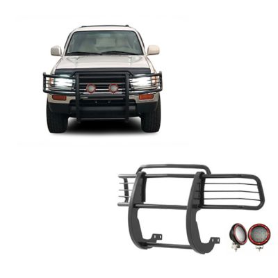 Black Horse Off Road Grille Guard Kit Modular Black fits 1996-1998 Toyota 4Runner, 1998-2000 Toyota Tacoma, 17T80202MA-PLFR