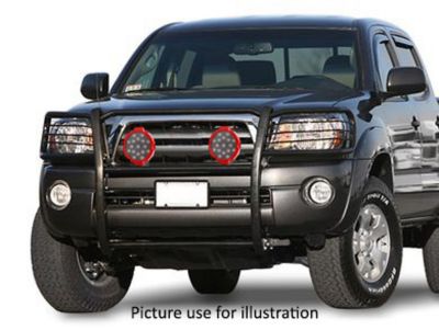 Black Horse Off Road Grille Guard Kit Modular Black Fits 2001-2004 Toyota Tacoma, 17TO23MA-PLR
