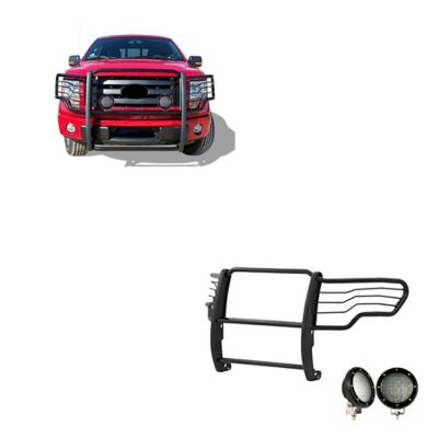 Black Horse Off Road Grille Guard Kit Modular Black, Fits 2009-2014 Ford F-150, Excl. 10-14 F150 Raptor Models