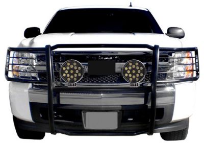 Image showing  Grille Guard Kit Modular Black Fits 2007-2013 Chevy Silverado 1500