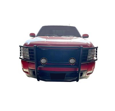 Black Horse Off Road Grille Guard Kit Modular Black Fits 2007-2013 Chevrolet Silverado 1500