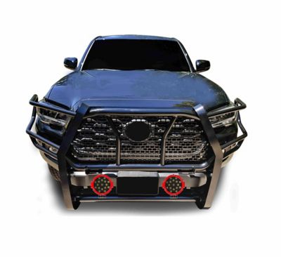Image showing  Rugged Heavy Duty Grille Guard Kit Modular Black Fits 16-23 Toyota Tacoma