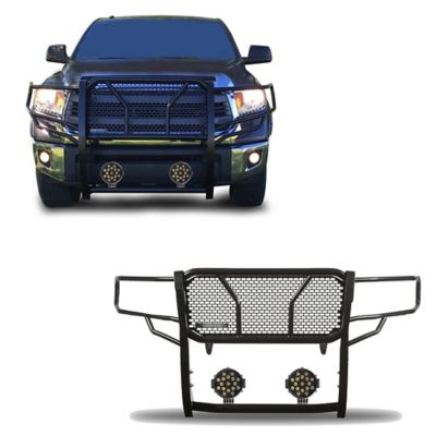 Black Horse Off Road Rugged Heavy Duty Grille Guard Kit Modular Black Fits 2007-2021 Toyota Tundra2008-2020 Toyota Sequoia.