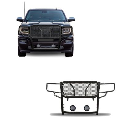 Black Horse Off Road Rugged Heavy Duty Grille Guard Kit Modular Black Fits 14-18 GMC Sierra 150019-22 GMC Sierra 1500 Limited
