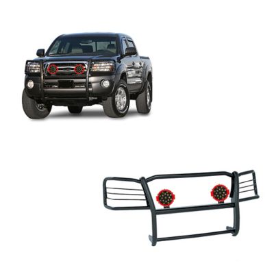 Black Horse Off Road Grille Guard Kit Modular Black Fits 05-15 Toyota Tacoma