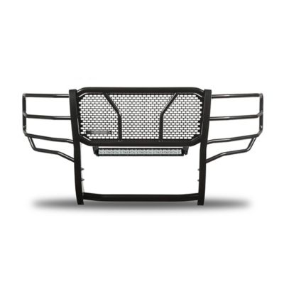 Black Horse Off Road Rugged Heavy Duty Grille Guard Kit Modular Black Fit 15-19 Chevy Silverado 2500 HD, 15-19 Silverado 3500 HD