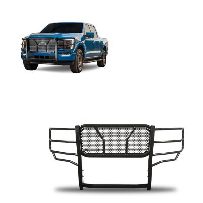 Image showing  Rugged Heavy Duty Grille Guard Modular Black Fits 2021-2025 Ford F-150