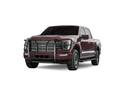 Image showing  Rugged Heavy Duty Grille Guard Modular Black Fits 2021-2025 Ford F-150