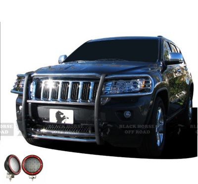 Image showing  Grille Guard Kit Modular Stainless Steel fits 2011-2021 Jeep Grand Cherokee, 17A080202MSS-PLFR
