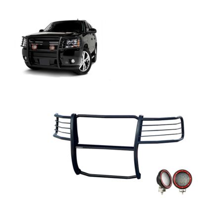 Black Horse Off Road Grille Guard Kit Modular Black Fits 2007-2013 Chevrolet Avalanche 2007-2014 Chevrolet Suburban 1500/Tahoe