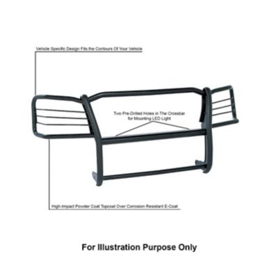 Image showing 5 th Black Horse Off Road Grille Guard Modular Black Fits 03-06 Silverado 1500/2500/Avalanche 150007 Silverado 1500/2500 HD Classic