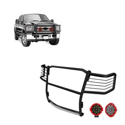 Black Horse Off Road Grille Guard Kit Modular Black Fits 99-07 Ford F-250 Super Duty1999-04 Ford F-350/F-450/F-550 Super Duty