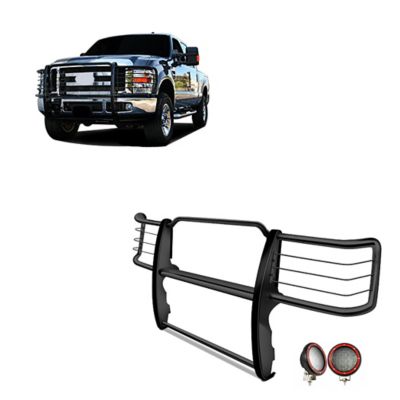 Black Horse Off Road Grille Guard Kit Fits 11-14 Chevrolet Silverado 2500 HD, 11-14 Chevrolet Silverado 3500 HD, 17GT26MA-PLFR