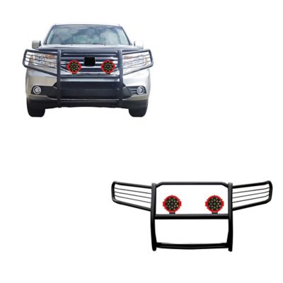 Black Horse Off Road Grille Guard Kit Modular Black fits 2016-2020 Honda Pilot, 17H151402MA-PLR