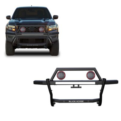 Black Horse Off Road Rambler Grille Guard Kit Modular Black Fits 2022-2024 Nissan Frontier