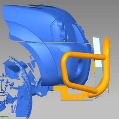 Image showing  Beacon Front Runner Modular Textured Black, Fits 05-21 Nissan Frontier