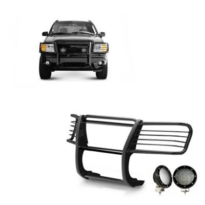 Black Horse Off Road Grille Guard Kit Modular Black fit 2002-2005 Ford Explorer, 17FJ26MA-PLFB