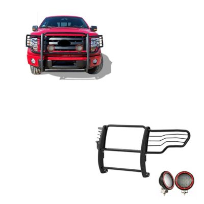 Black Horse Off Road Grille Guard Kit Modular Black Fits 2009-2014 Ford F-150, Excl. 10-14 F150 Raptor Models