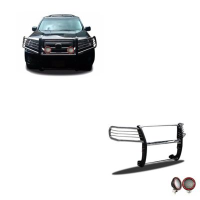 Black Horse Off Road Grille Guard Kit Modular Stainless Steel fits 2016-2020 Honda Pilot, 17H151402MSS-PLFR