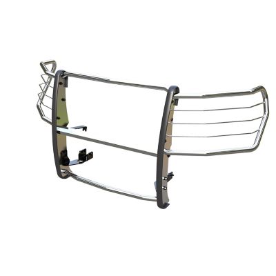 Image showing  Grille Guard Modular Stainless Steel Fits 19-21 Chevrolet Silverado 1500