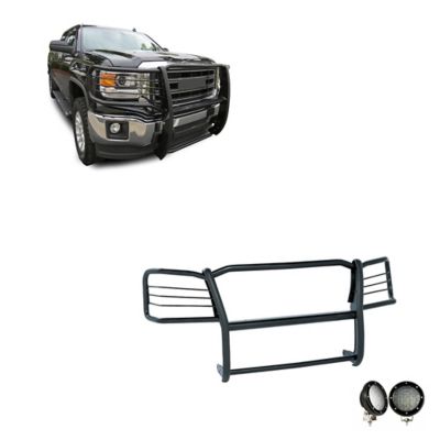 Black Horse Off Road Grille Guard Kit Modular Black Fits 19-22 GMC Sierra 1500 Limited14-18 GMC Sierra 1500, Excl. Denali