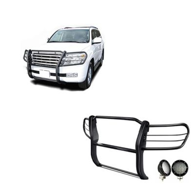 Black Horse Off Road Grille Guard Kit Modular Black Fits 1998-2007 Toyota Land Cruiser