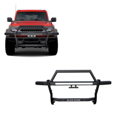 Black Horse Off Road Rambler Grille Guard Modular Black Fits 2021-2025 Ford Bronco