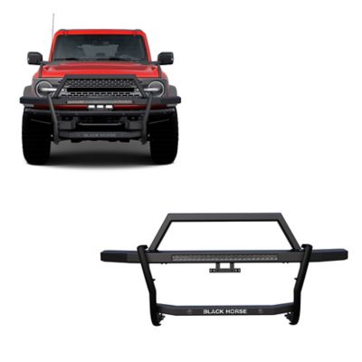 Black Horse Off Road Rambler Grille Guard Kit Modular Black Fits 2021-2025 Ford Bronco, RAGF20-K1