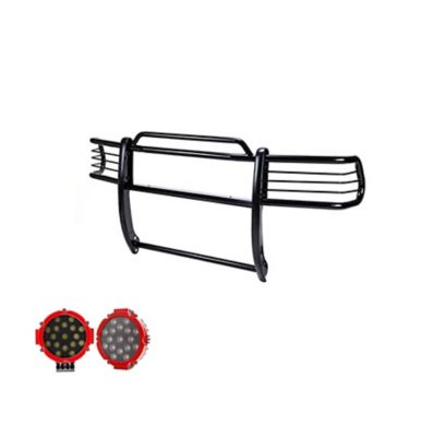 Black Horse Off Road Grille Guard Kit Modular Black Fits 2002-2004 Nissan Frontier, 2002-2004 Nissan Xterra, 17NI26MA-PLR