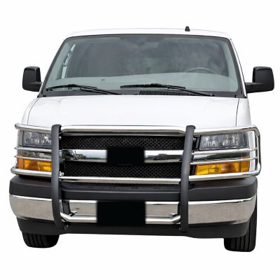 Image showing 5 th Black Horse Off Road Grille Guard Modular Stainless Steel Fits 2003-2025 Chevrolet Express, Van