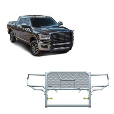 Black Horse Off Road Rugged Heavy Duty Grille Guard Modular Black Fits 2019-2024 Ram 25002019-2024 Ram 3500
